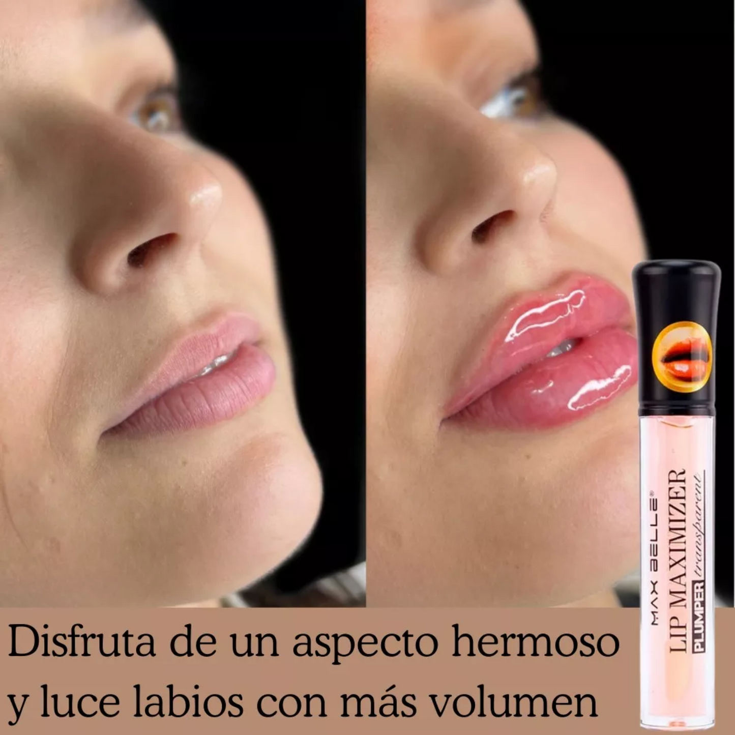 GLOSS DE LABIOS, MAXIMIZADOR DE VOLUMEN