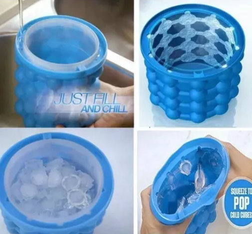 CUBETA PARA HACER HIELO, DE SILICONA