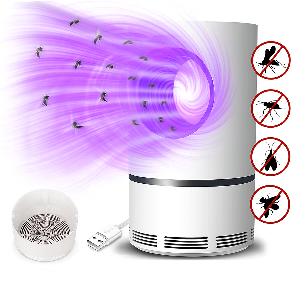 LÁMPARA LED ATRAPA MOSQUITOS
