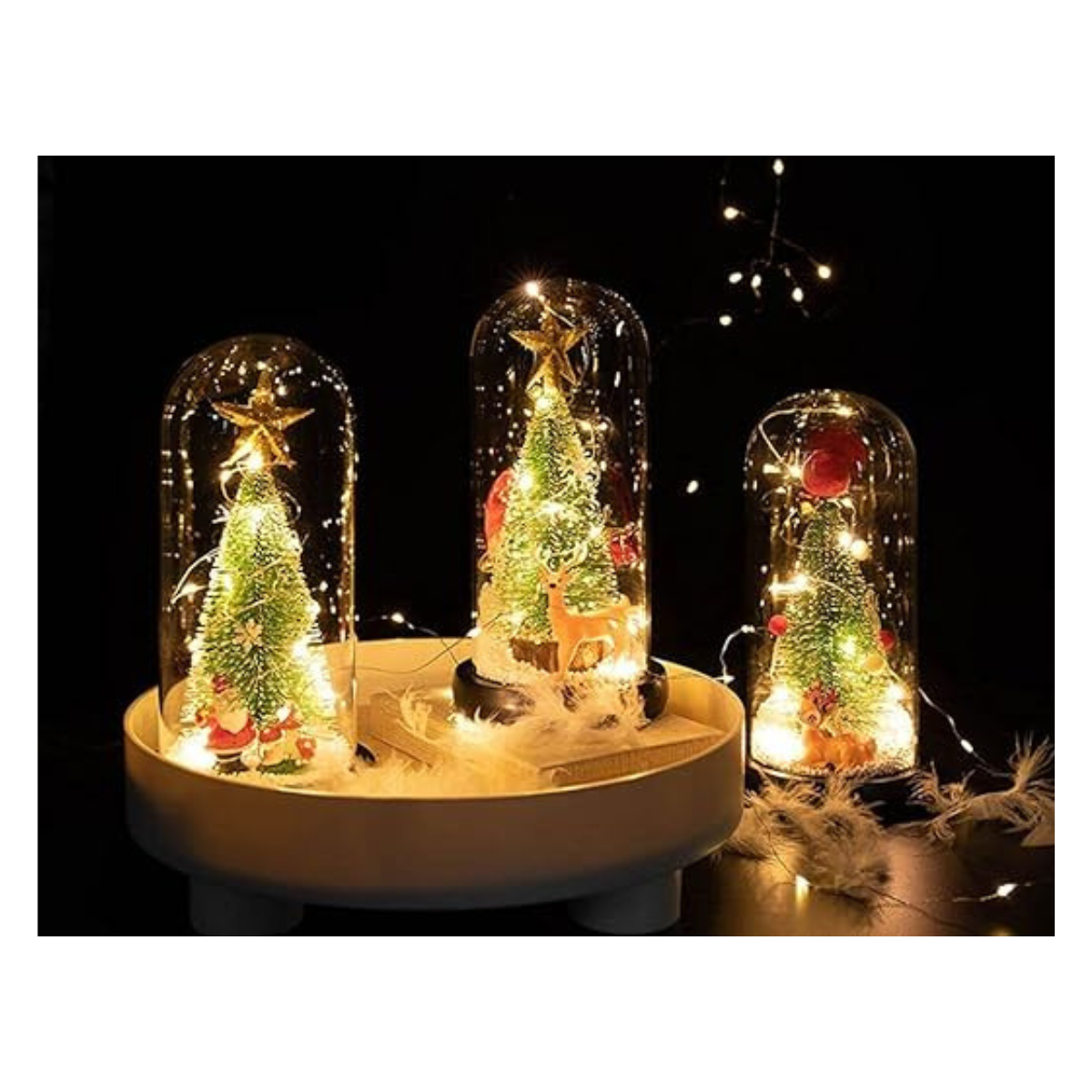 Árbol de Navidad, con estrella en Cúpula