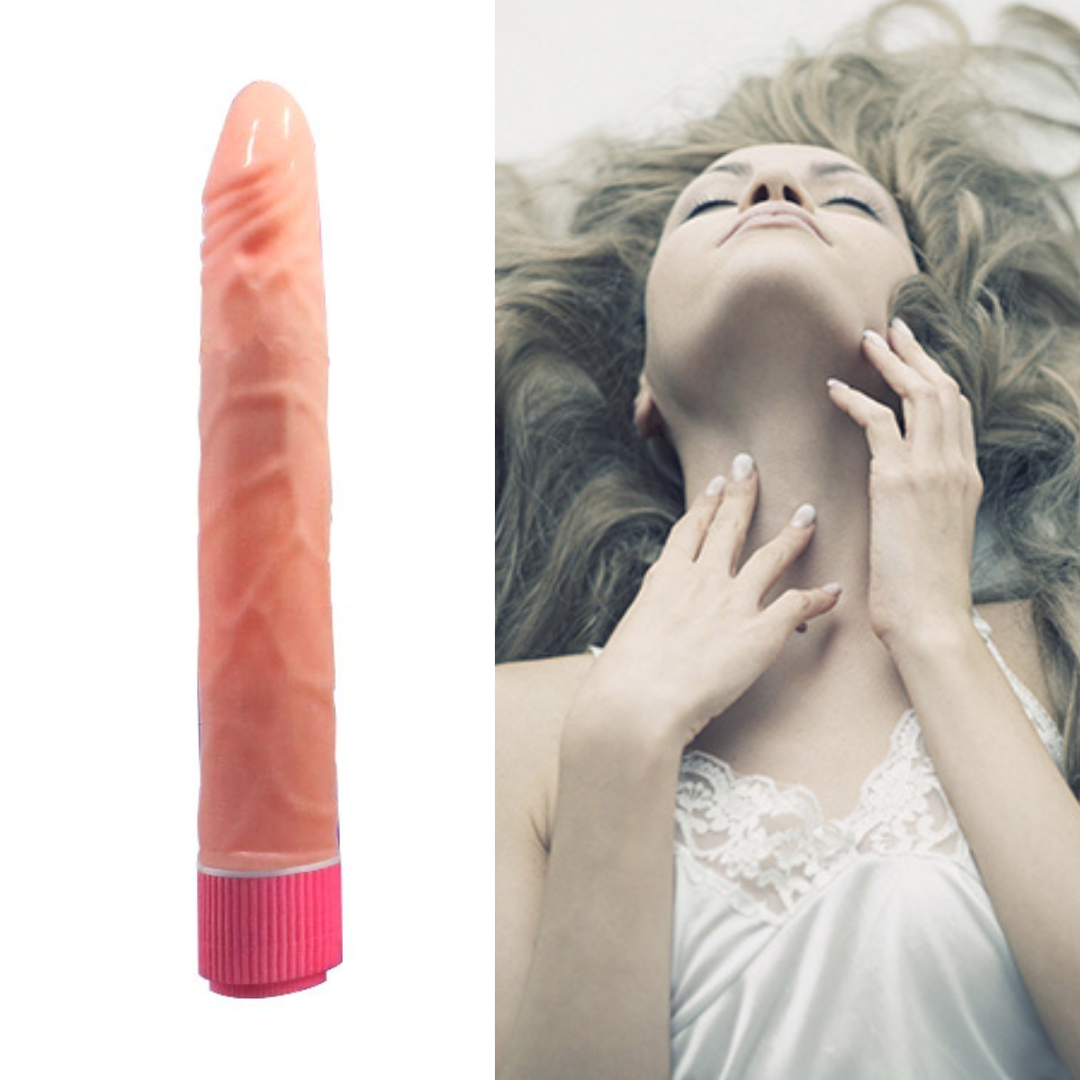 VIBRADOR RECARGABLE, con Sensación Real