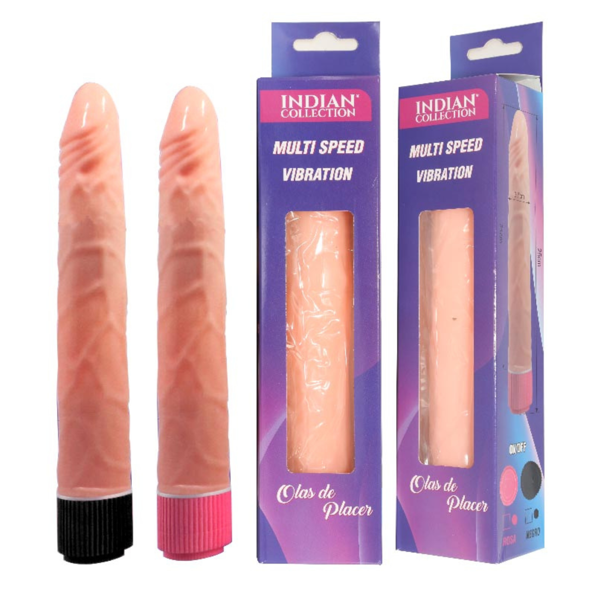 VIBRADOR RECARGABLE, con Sensación Real