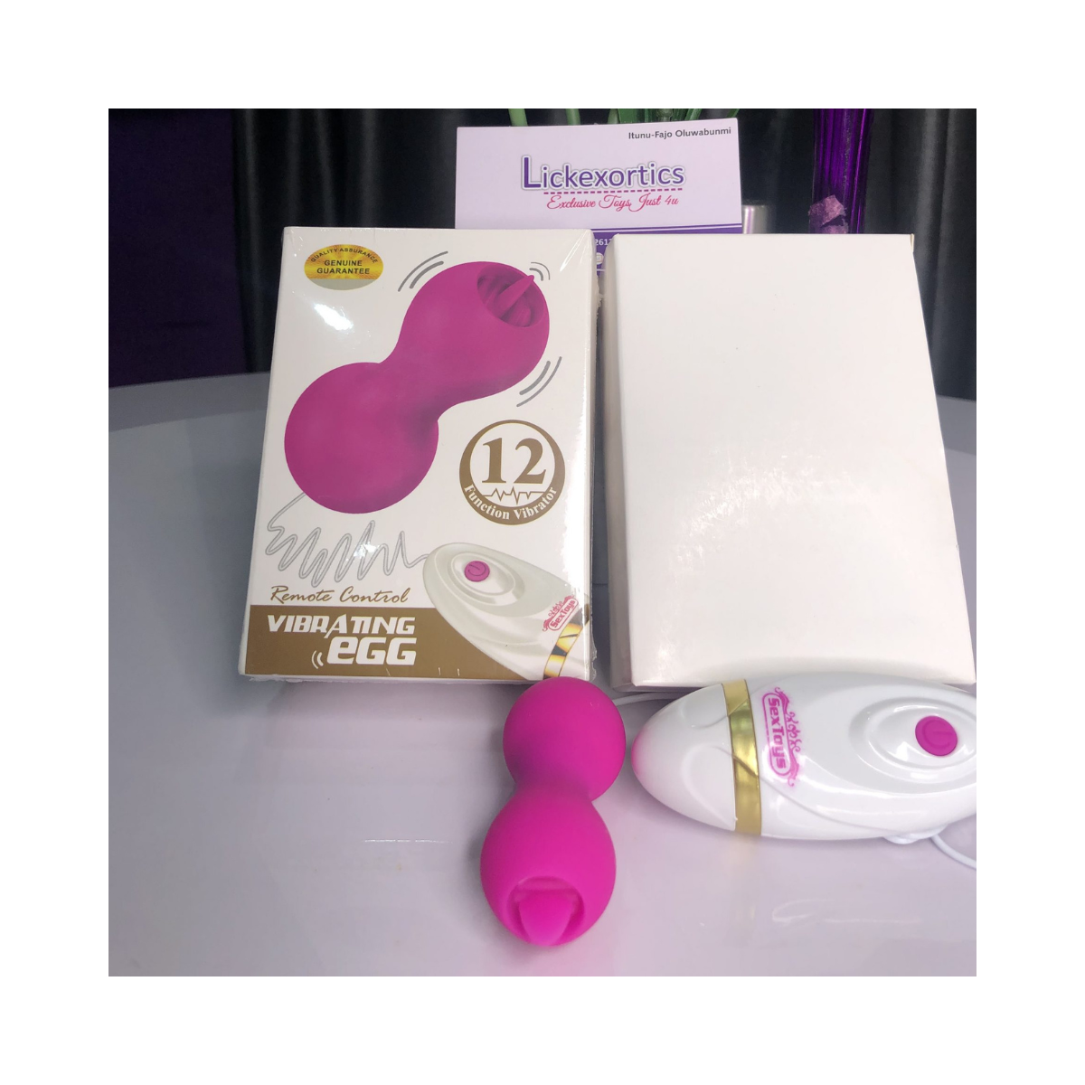 HUEVO VIBRADOR, CUNNILINGUS con 12 velocidades