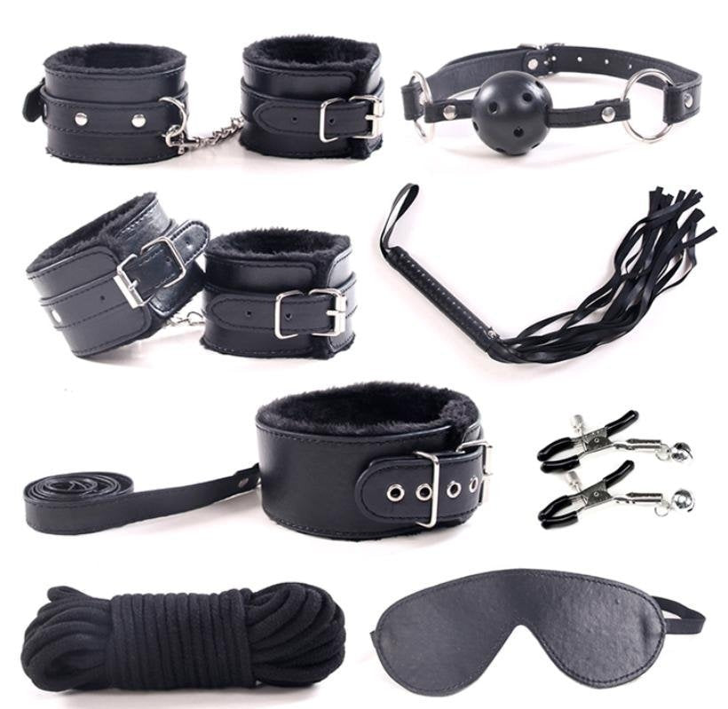 SET DE BONDAGE. EROTICO, 8 PCS