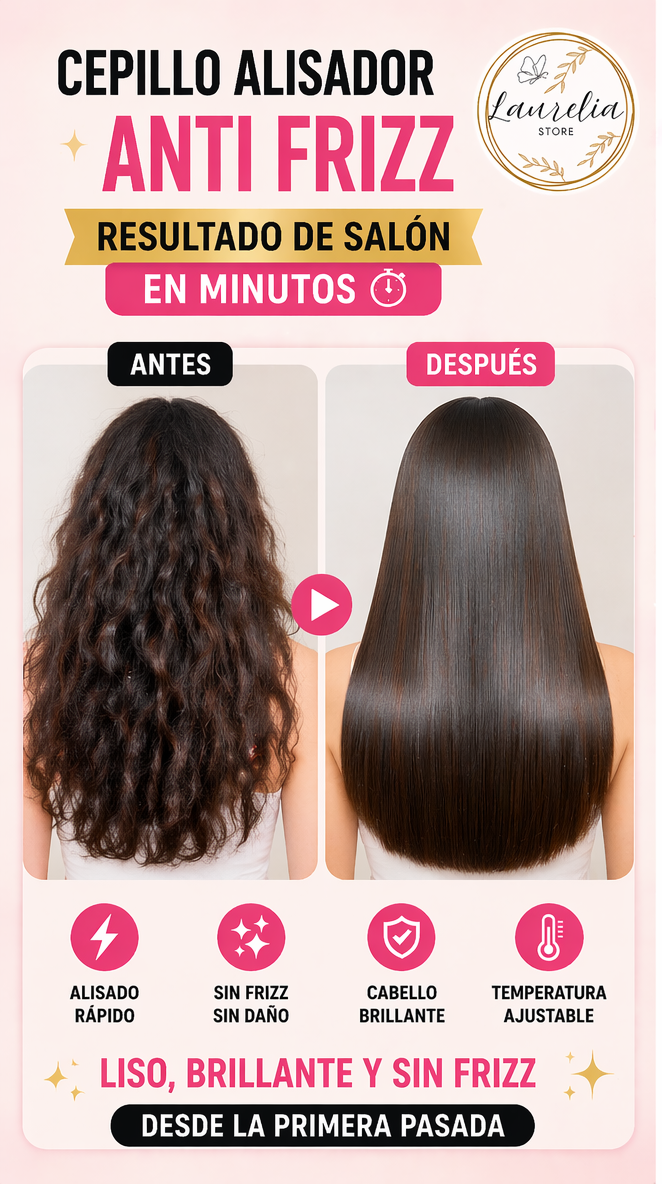 CEPILLO ALISADOR ANTI FRIZZ PREMIUM