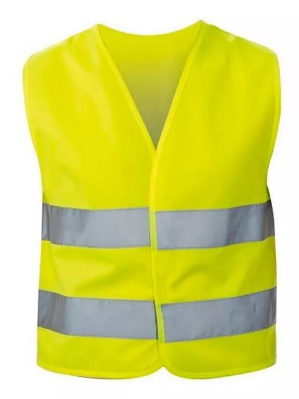 CHALECO REFLECTANTE, de Seguridad, Amarillo