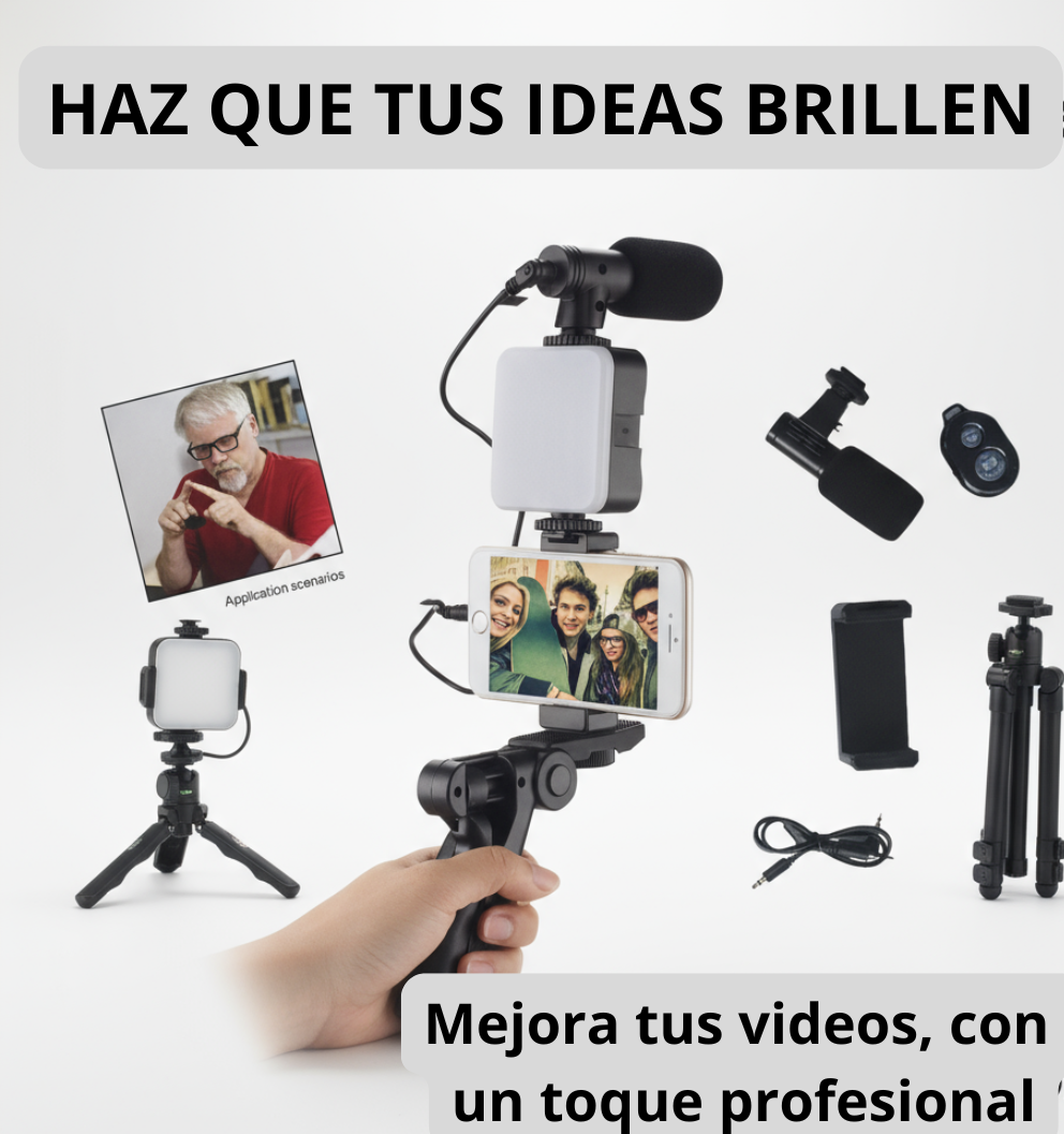 KIT DE GRABACIÓN 3 EN 1