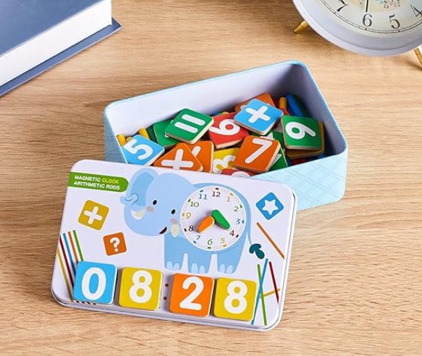 CAJA DE JUGUETES, DE APRENDIZAJE MONTESSORI